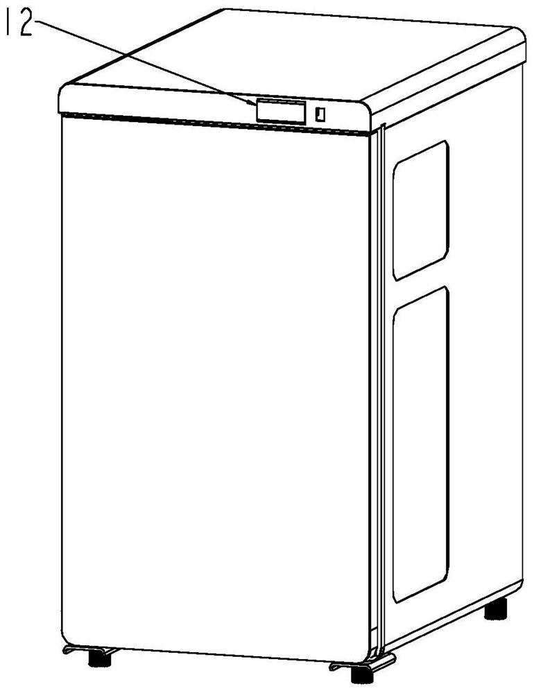 A cooling and heating conversion display cabinet