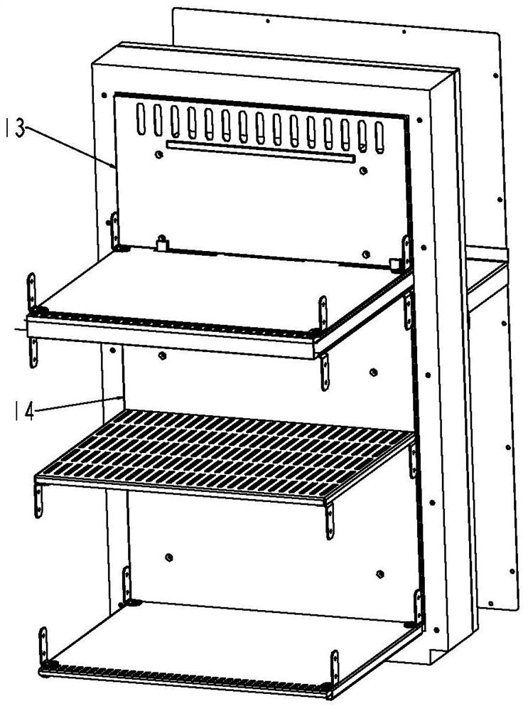 A cooling and heating conversion display cabinet