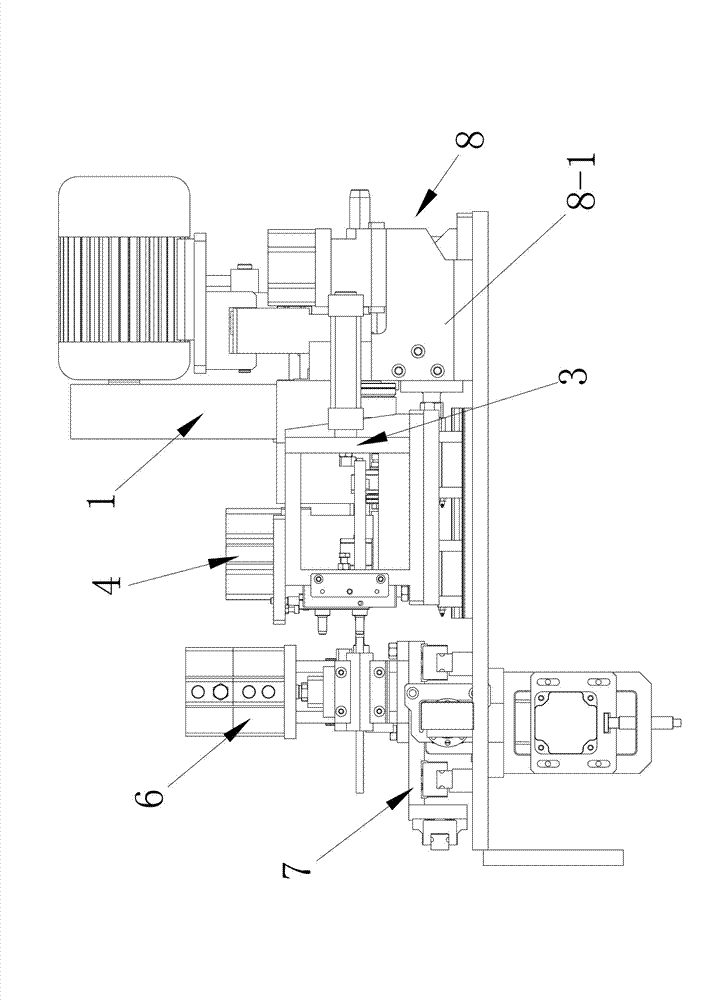 Metal tubing two-end molding mechanism