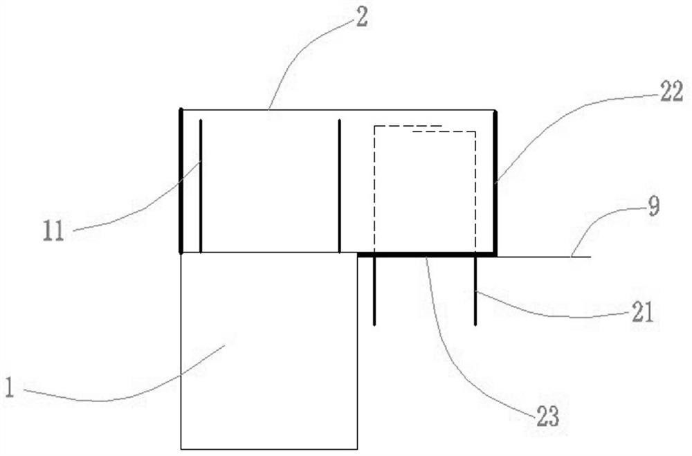 Construction method for anti-floating beam of subway station