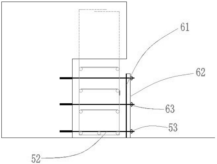 Construction method for anti-floating beam of subway station