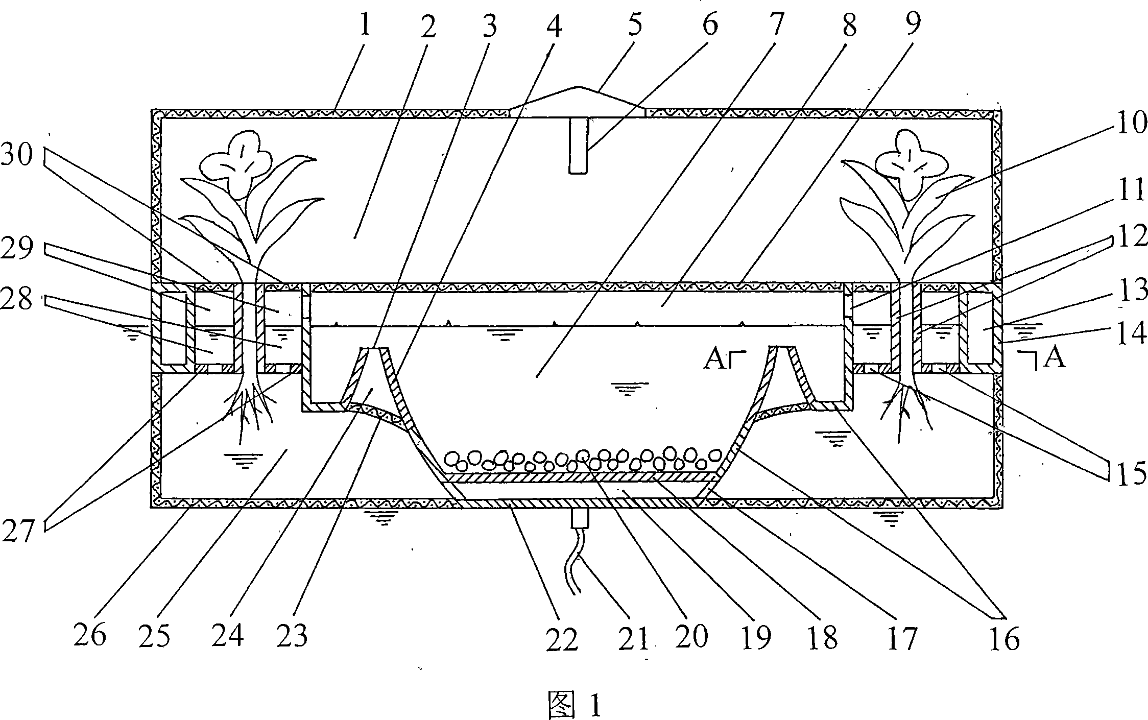 Flower dock mosquito-killing device