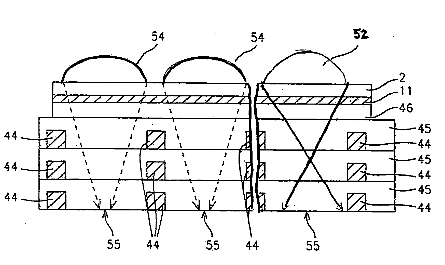 High transmittance overcoat for microlens arrays in semiconductor color imagers