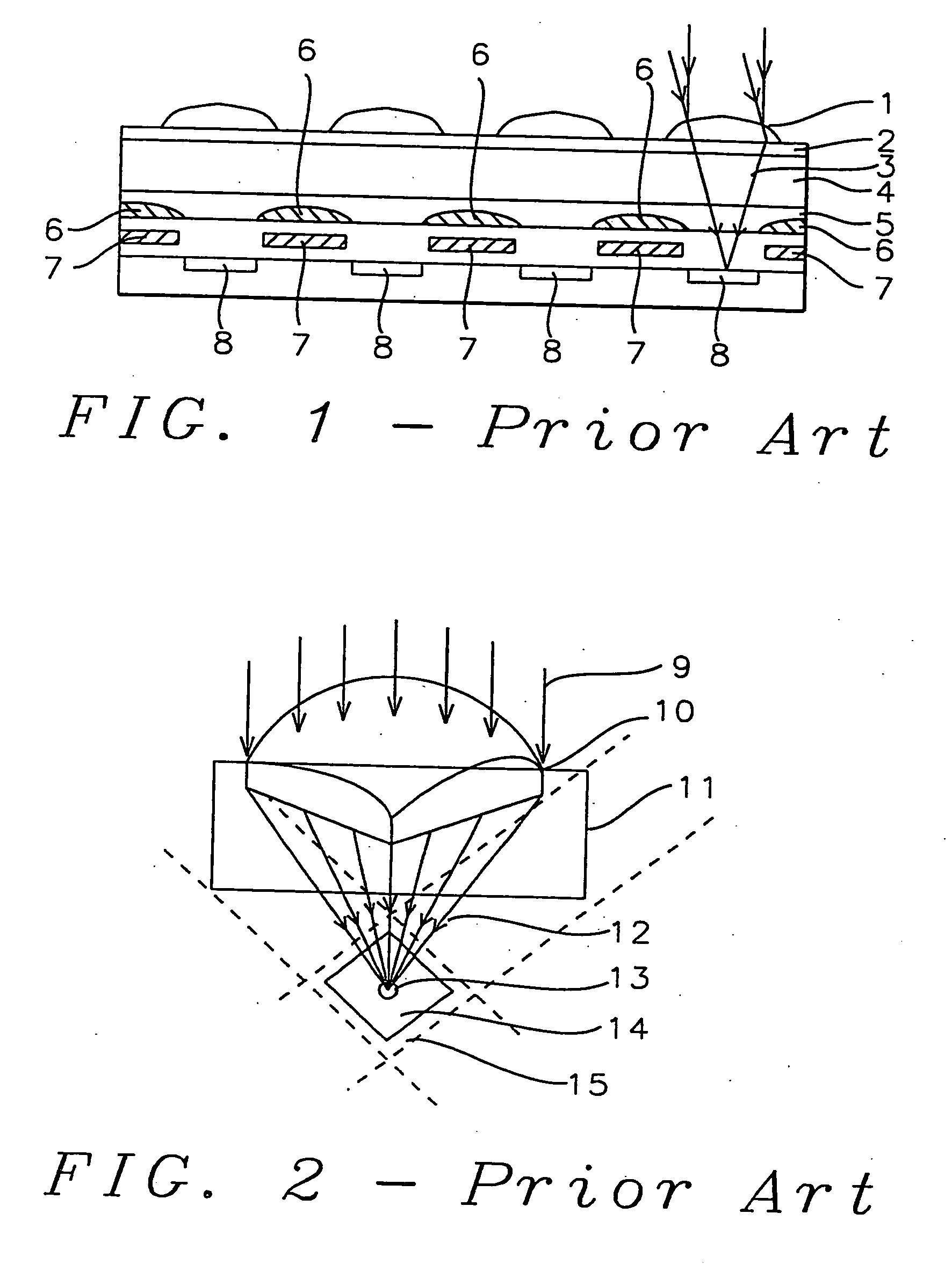 High transmittance overcoat for microlens arrays in semiconductor color imagers