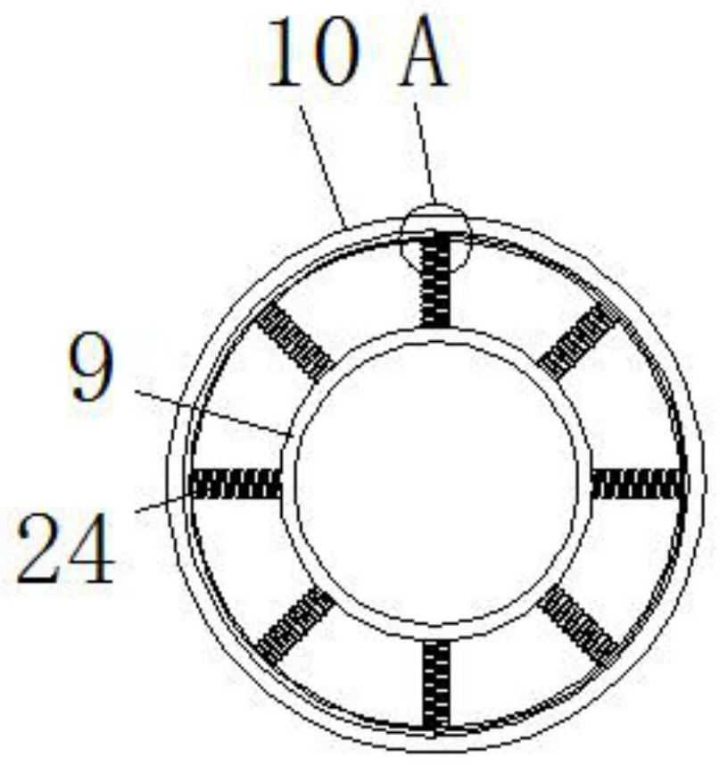 Gas extraction device and method for preventing coal and gas outburst