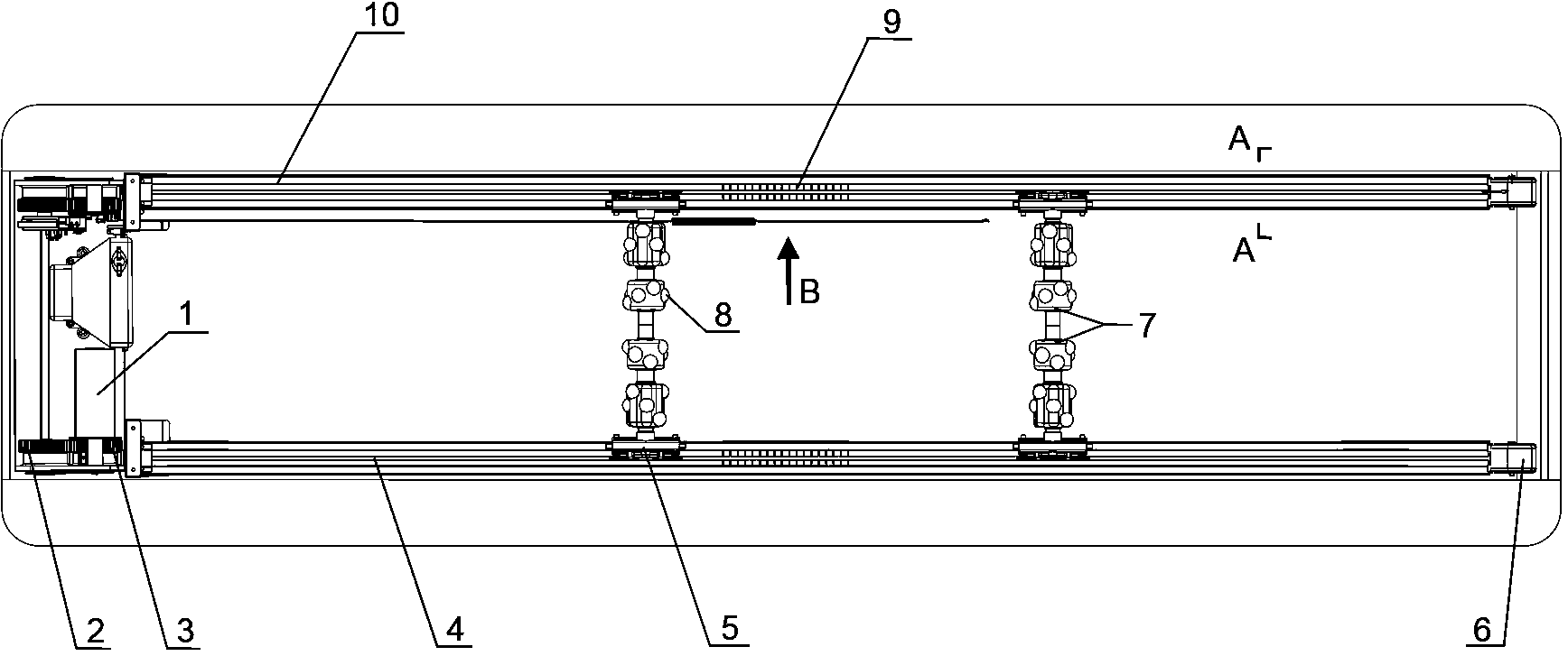 Foldable massage bed with roller groups