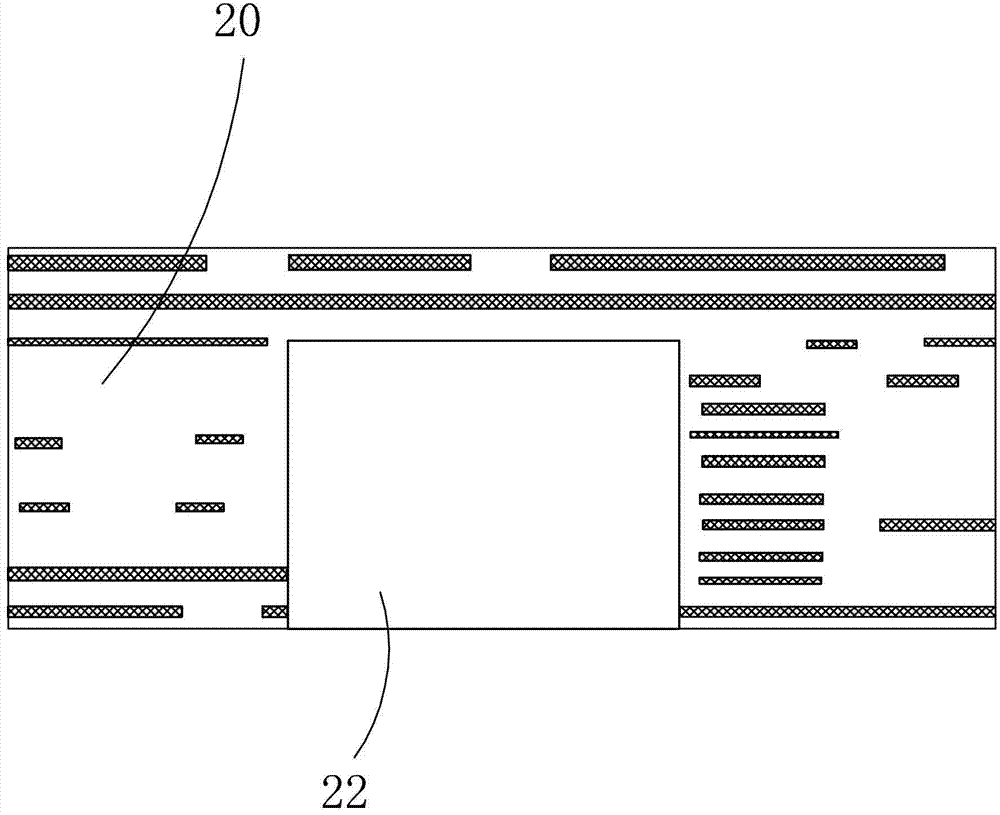 Method for locally burying PCB (Printed Circuit Board) daughter board in PCB