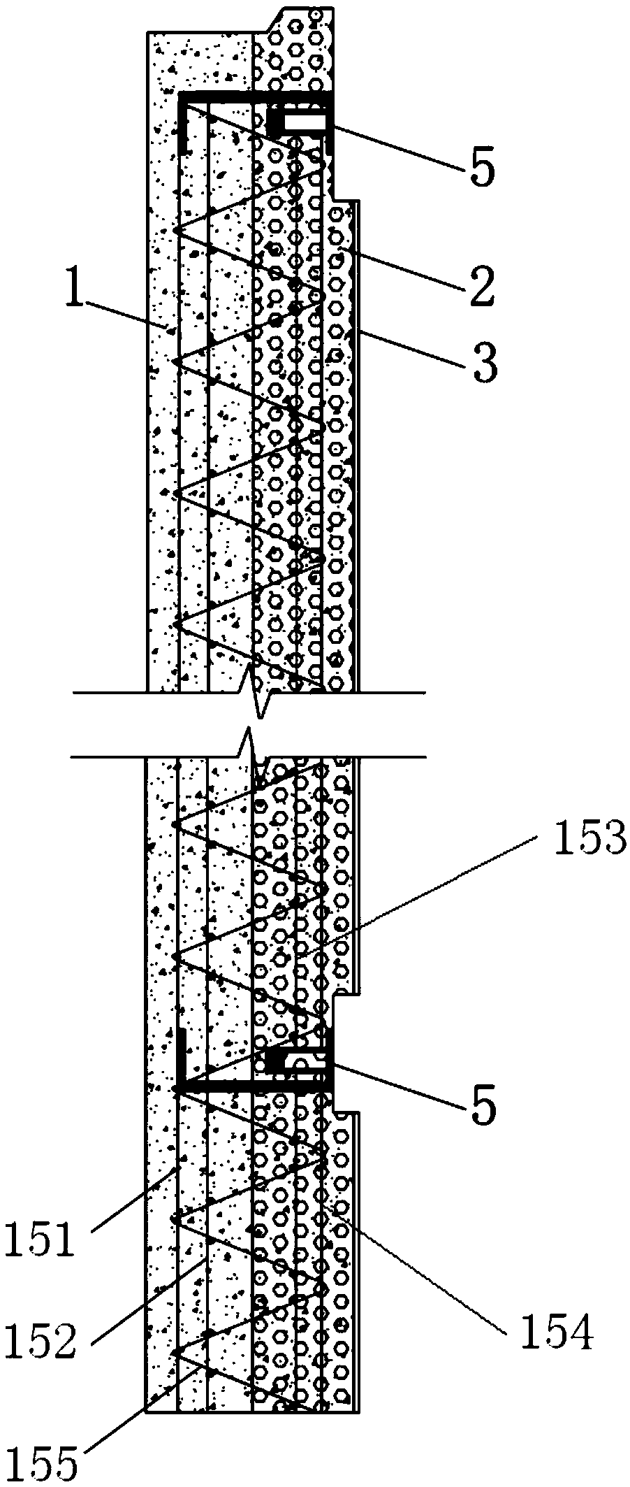 Prefabricated light compound insulation wallboard as well as manufacturing method and mounting method thereof