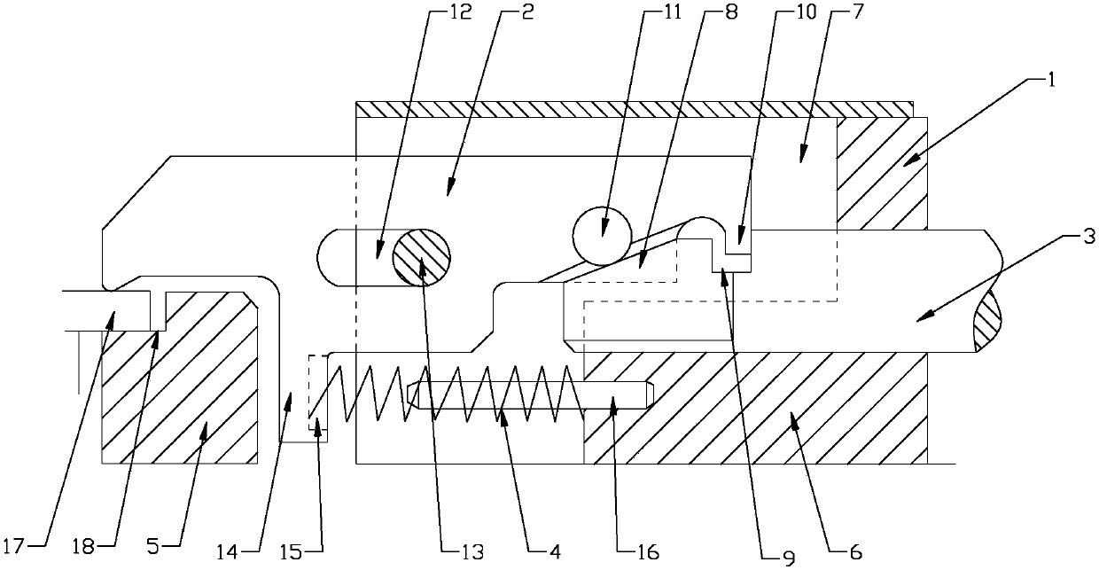 Movable type push and pull clamping device