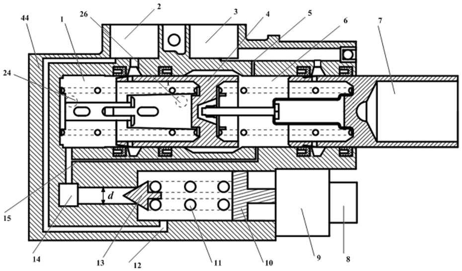 A device and control method for suppressing hydraulic fluctuation and shock of ehb power assist system