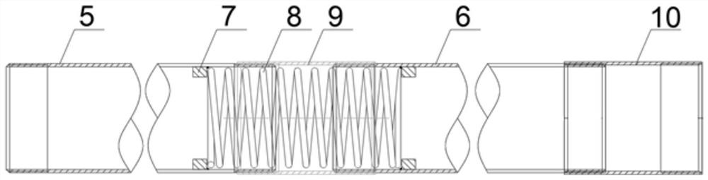 Pipeline cut-off device and method for realizing underground coal gasification mobile gas injection