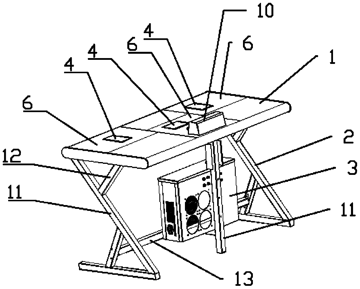 Medical low-temperature operation table for transplanting human tissue and organs