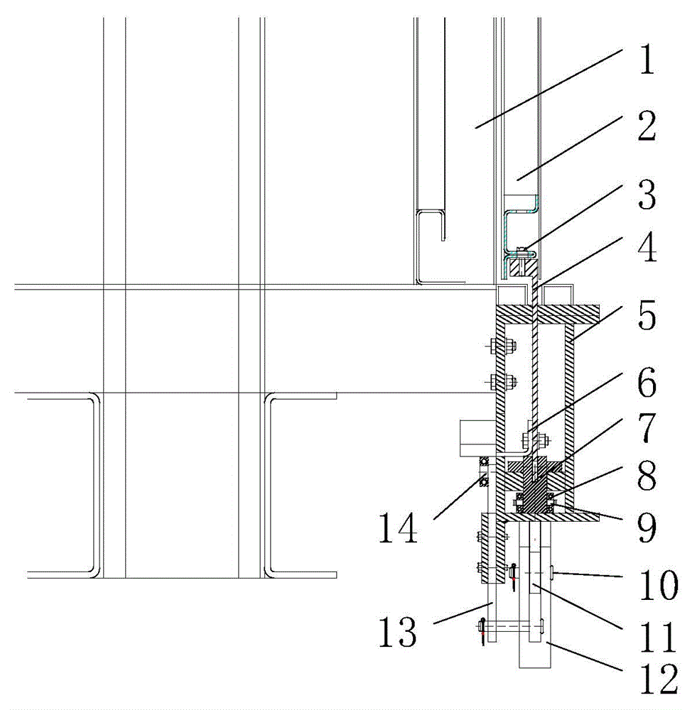 Flexible guiding special lift car stabilizing device and method