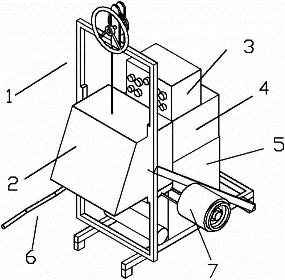 Oil tube cleaning machine