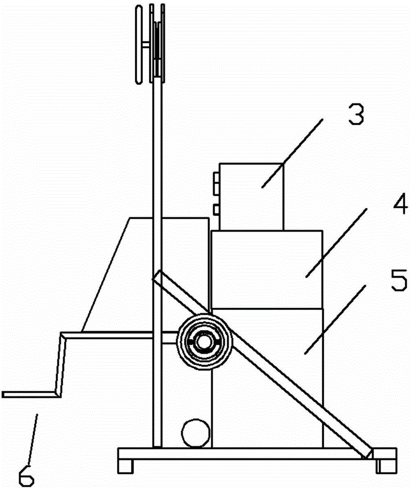 Oil tube cleaning machine