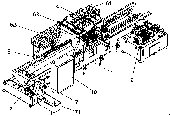 Broaching machine special for horizontal machining air cylinder