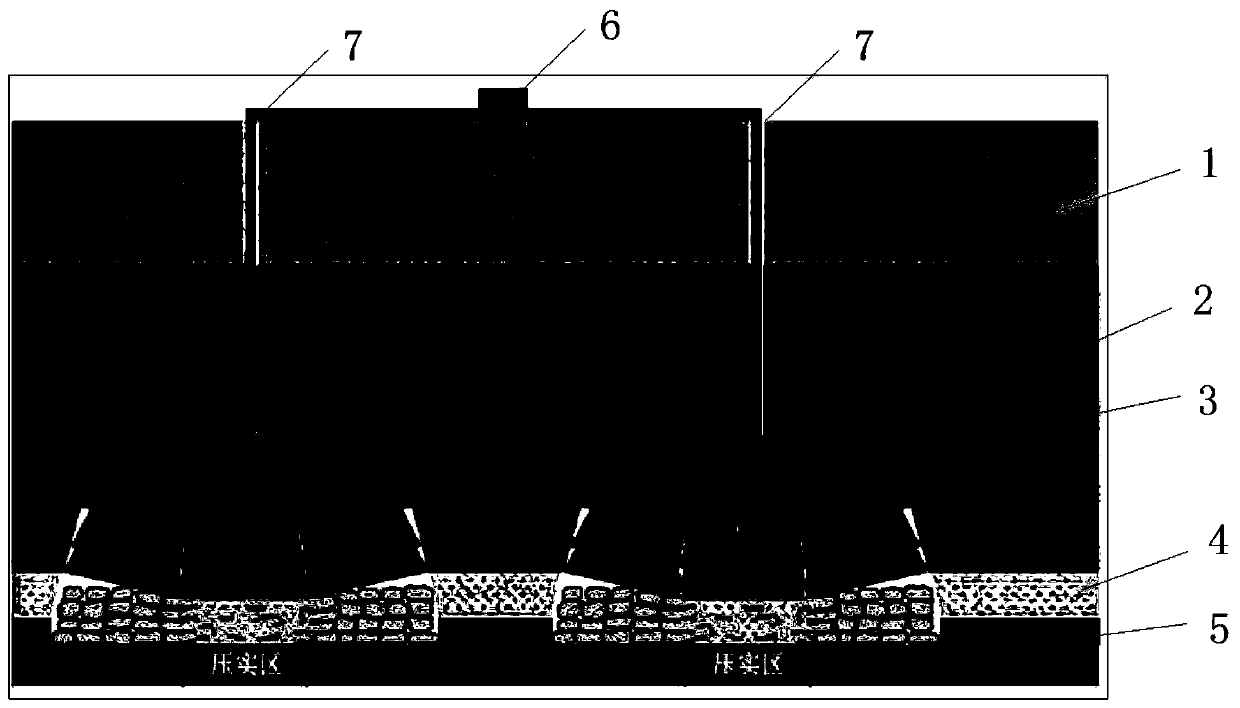 Method for controlling settlement range of grouting filling earth surface