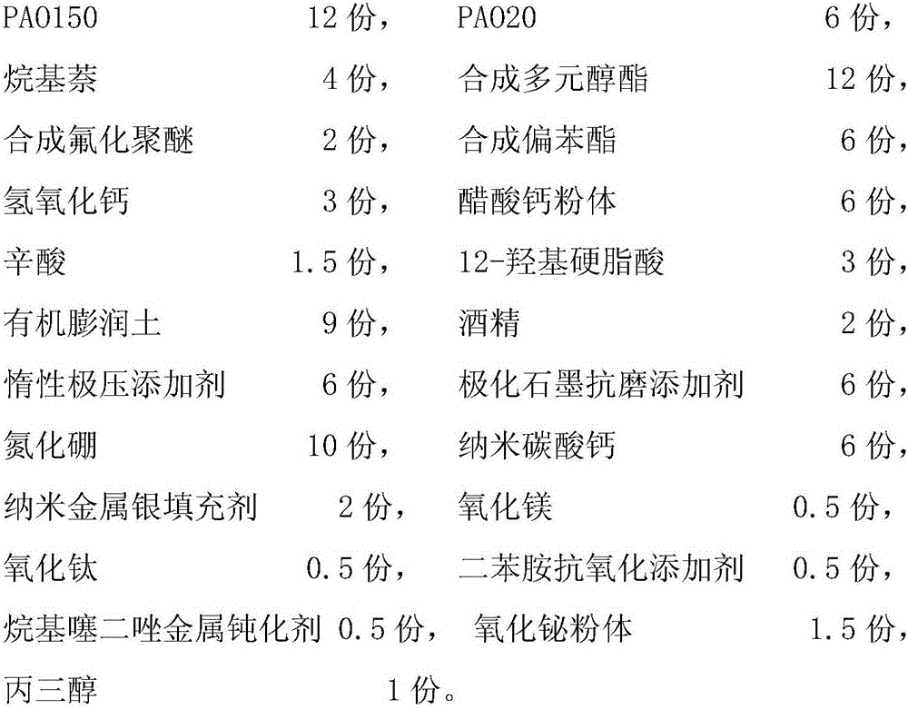 Ultrahigh-temperature-resistant composite multi-soap-base self-restored bearing lubricating grease and preparation method thereof