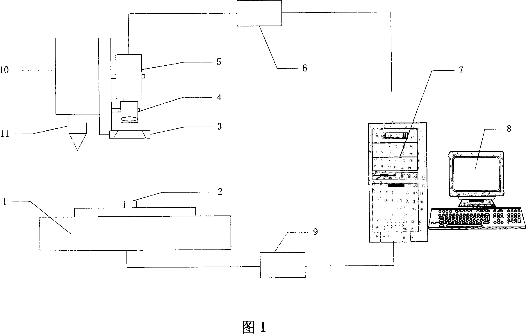 Welding disk vision identifying and positioning system for flexible laser ball implanting machine