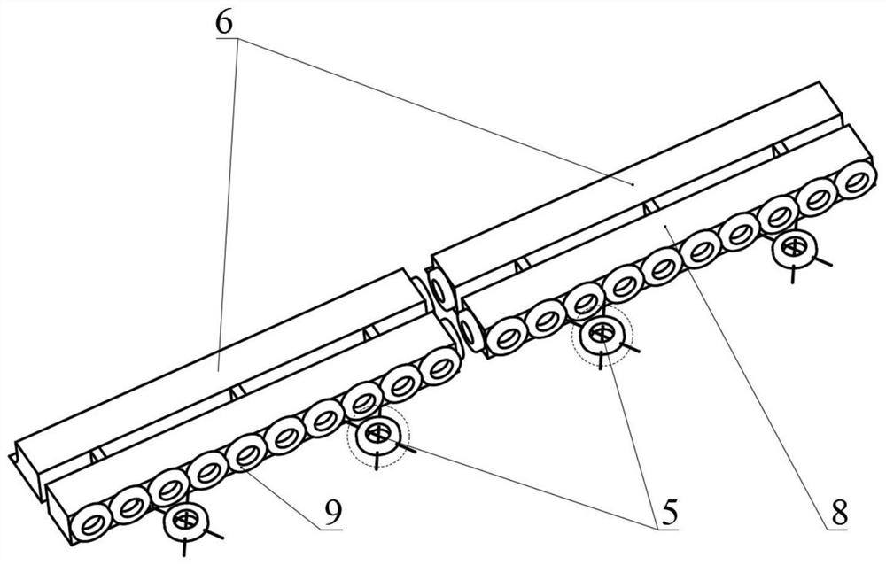 Anti-storm floating offshore photovoltaic device