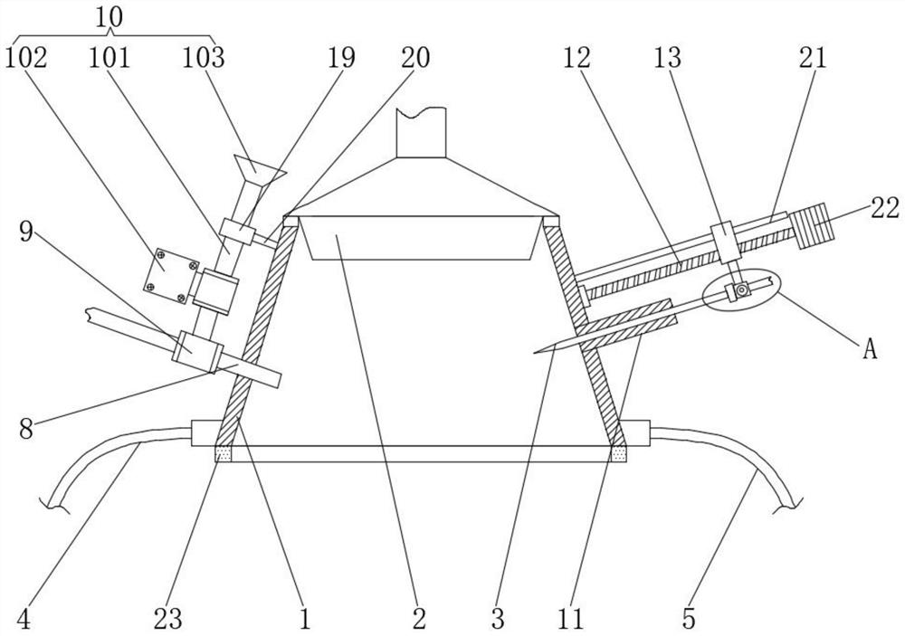 Guiding and positioning device for mammary gland puncture