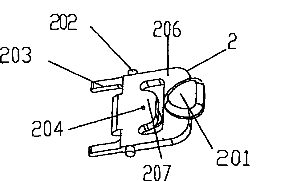 Swimming gasses edging fastener assembly