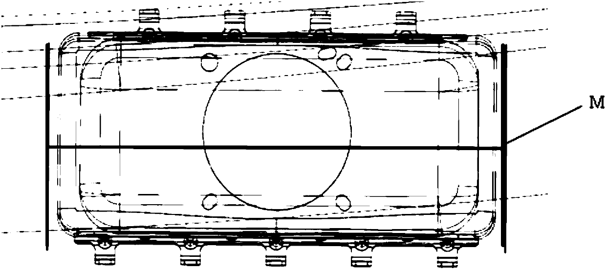 Non-hinge type auxiliary airbag support