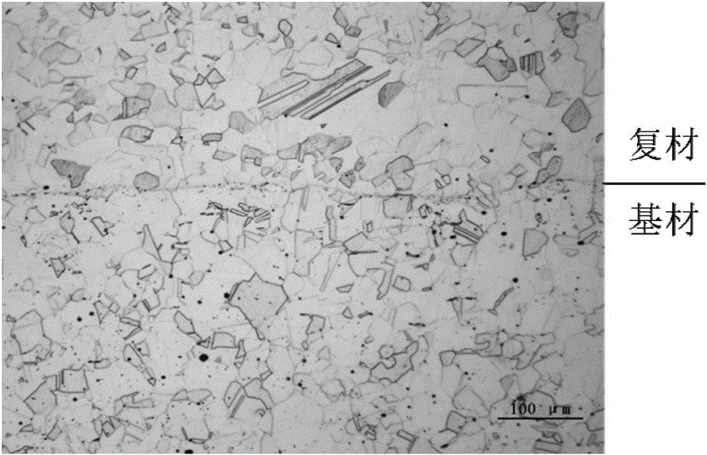 High-strength and high-plasticity stainless steel composite plate and manufacturing method thereof