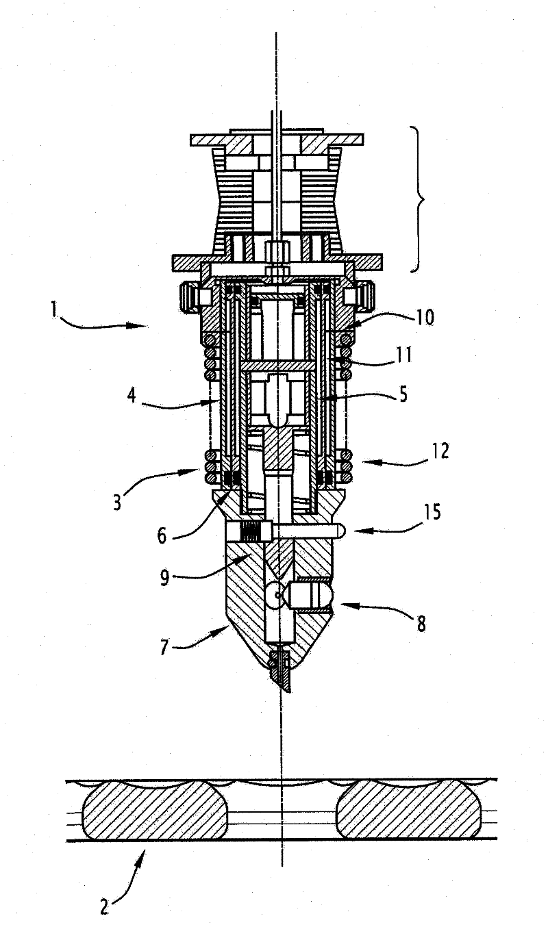 Anchoring harpoon intended in particular for an aircraft and anchoring system including one such harpoon