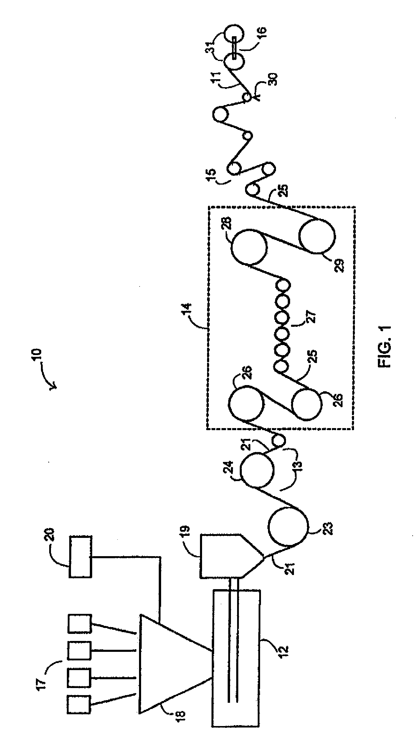 Method of reducing film density and related product