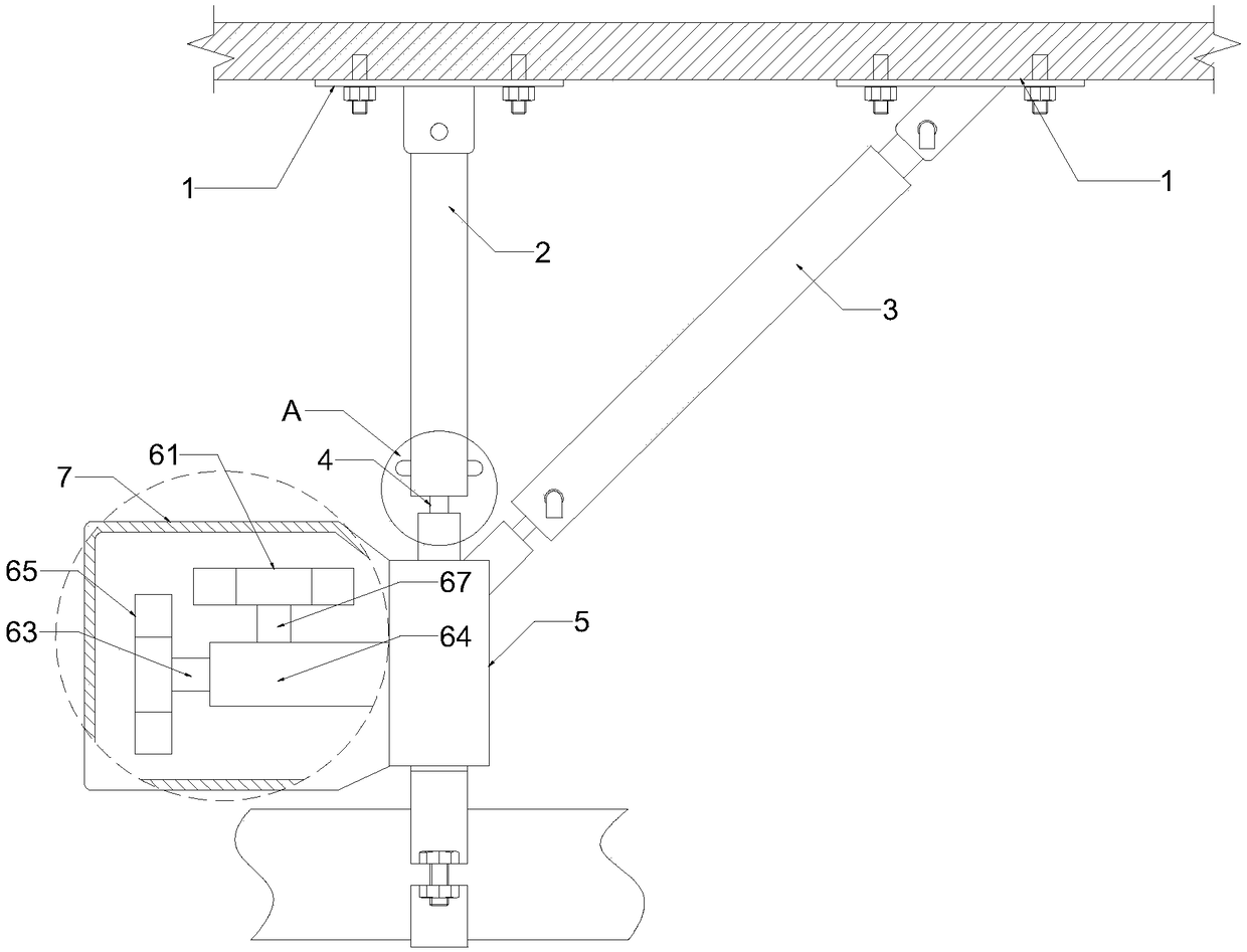 Anti-seismic support with variable fix frequency