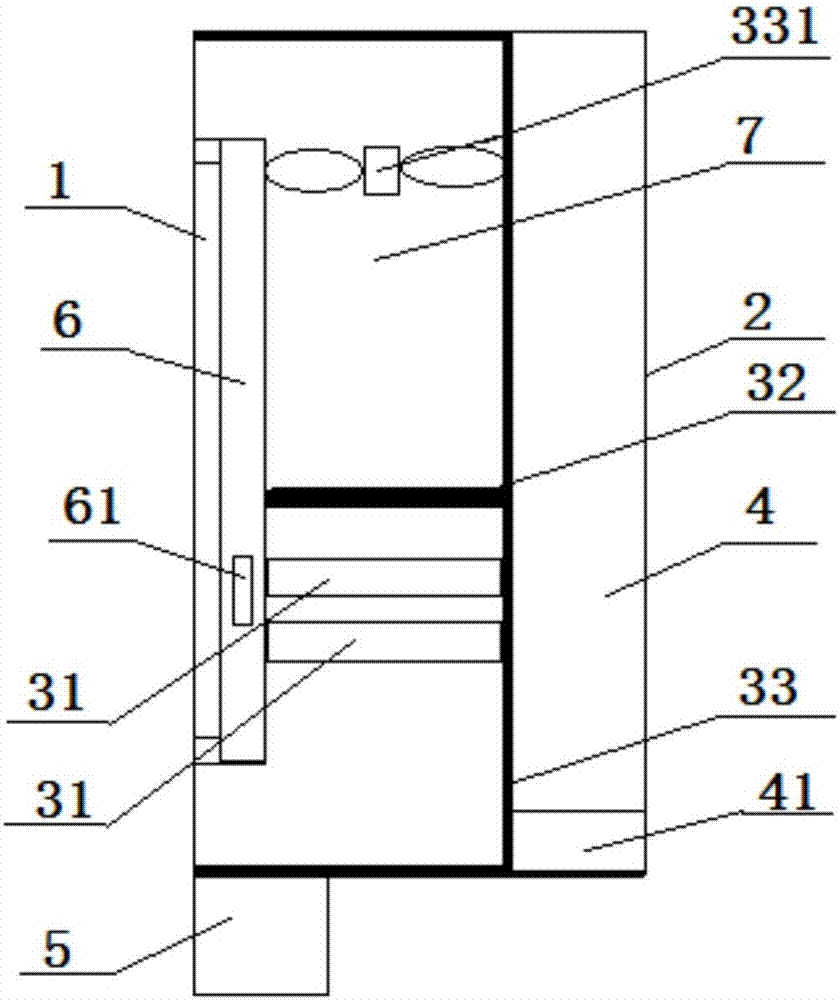 Elevator air purification media intelligent integrated machine with emergency power source