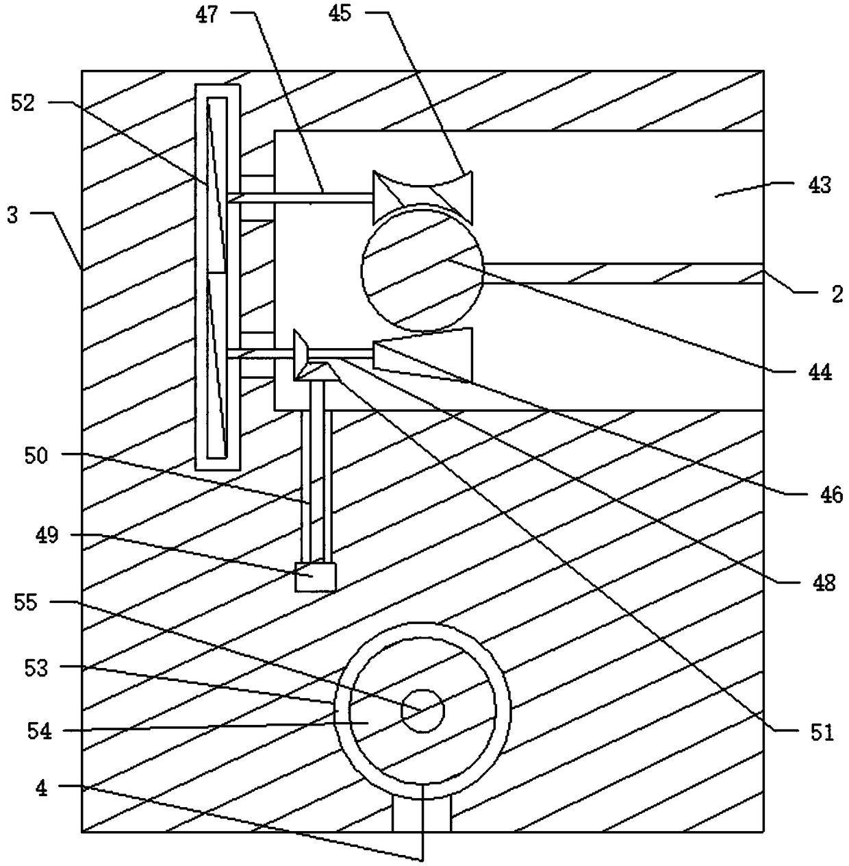 Building thermal insulation foam board fireproof automatic cleaning device