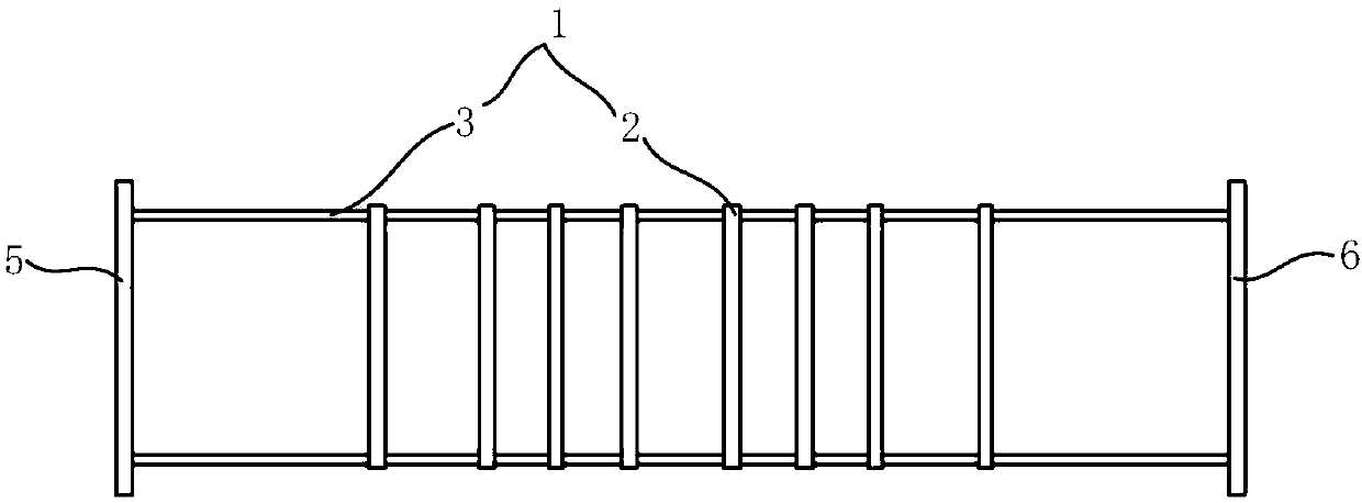 Superconducting coil device with supporting structure