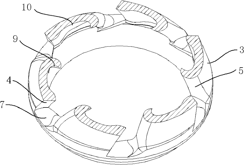 Reamer with hydraulic characteristic for dredger