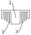 Concentrating photovoltaic solar energy heat radiator module