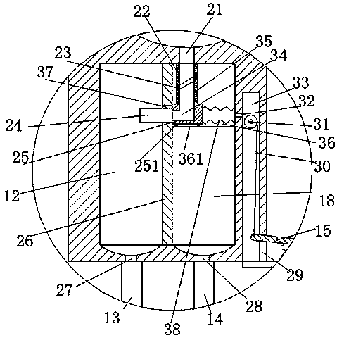 Improved type organic fertilizer collecting device