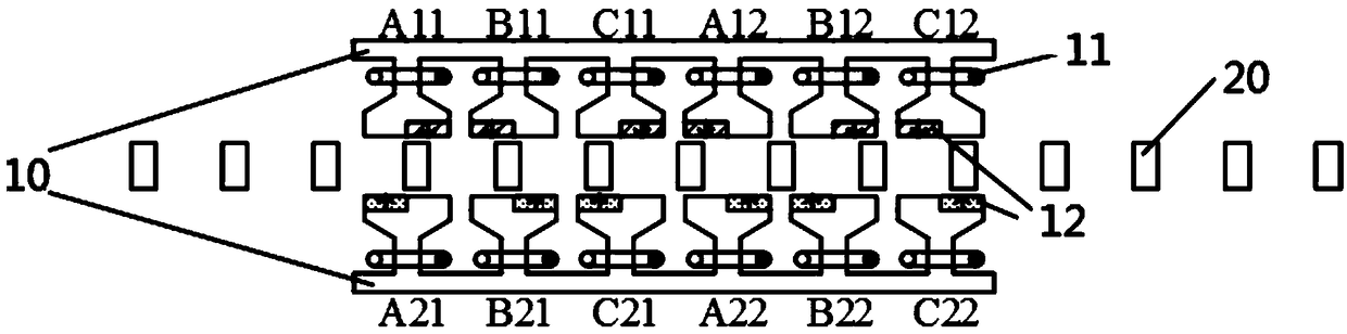 A double-sided alternating-pole permanent magnet linear motor with secondary yokeless section