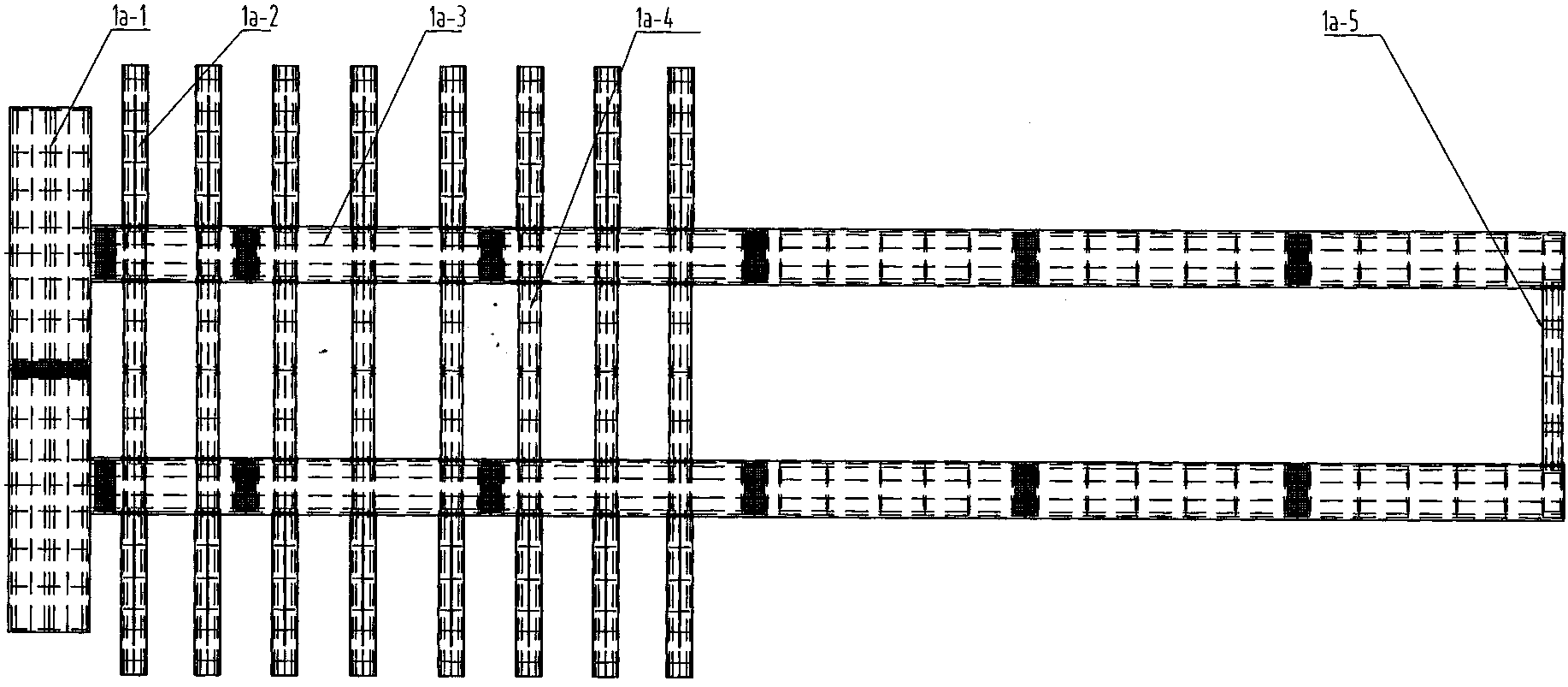 Self-propelled movable formwork for construction of double-rectangle water conservancy aqueduct