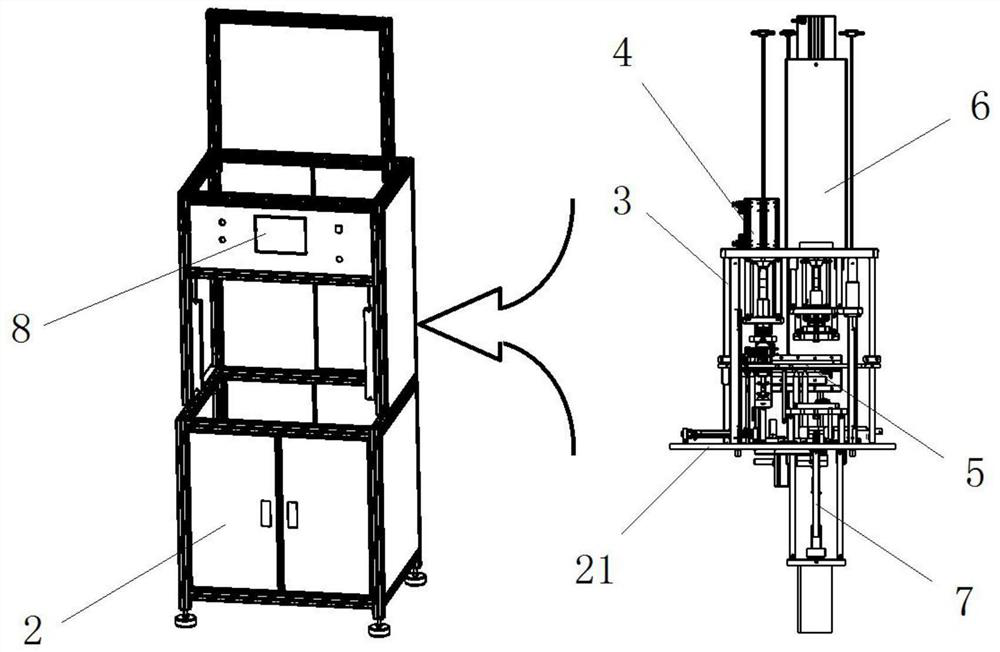 Rotor assembly machine and assembly method thereof