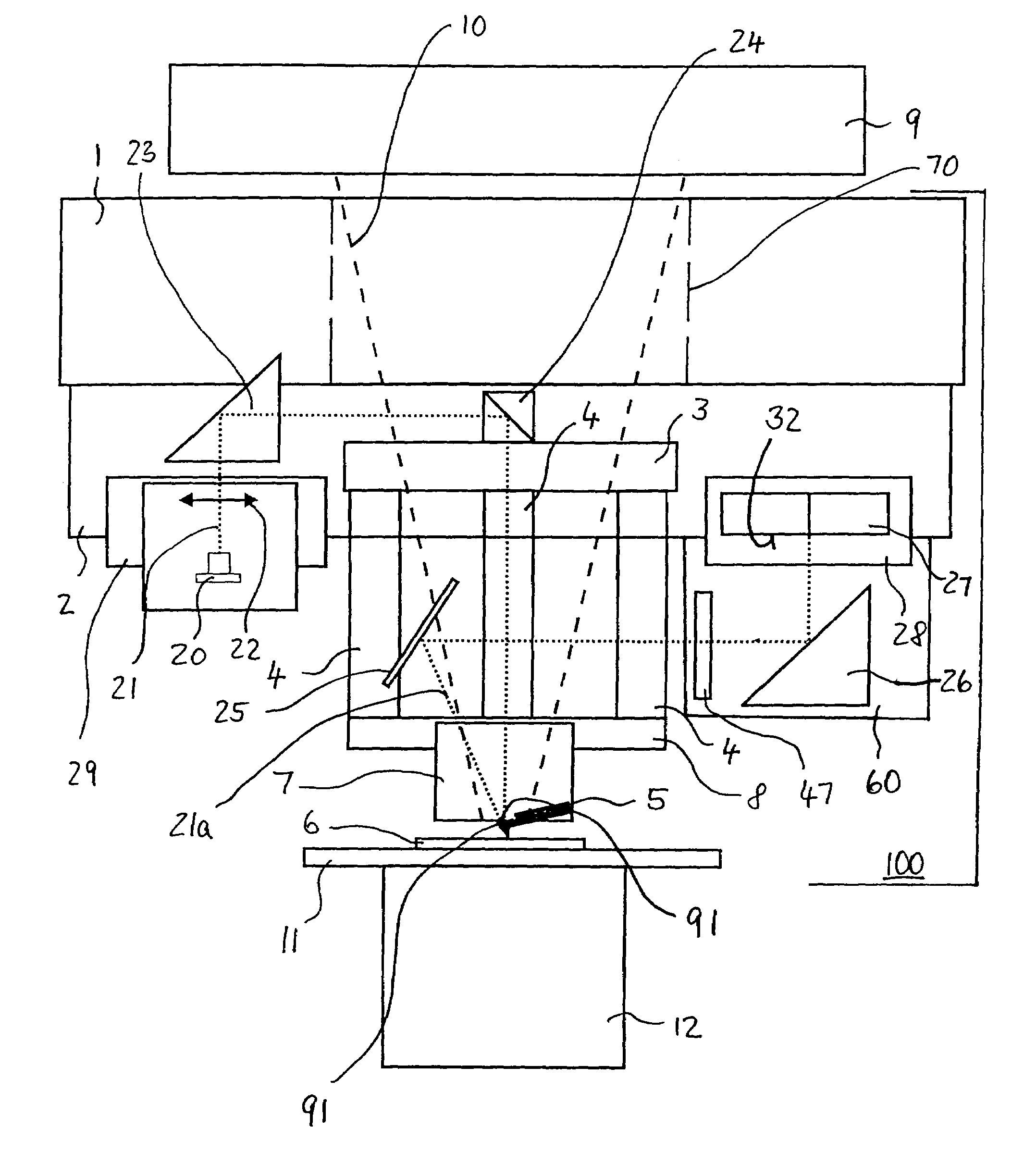 Apparatus and method for a scanning probe microscope