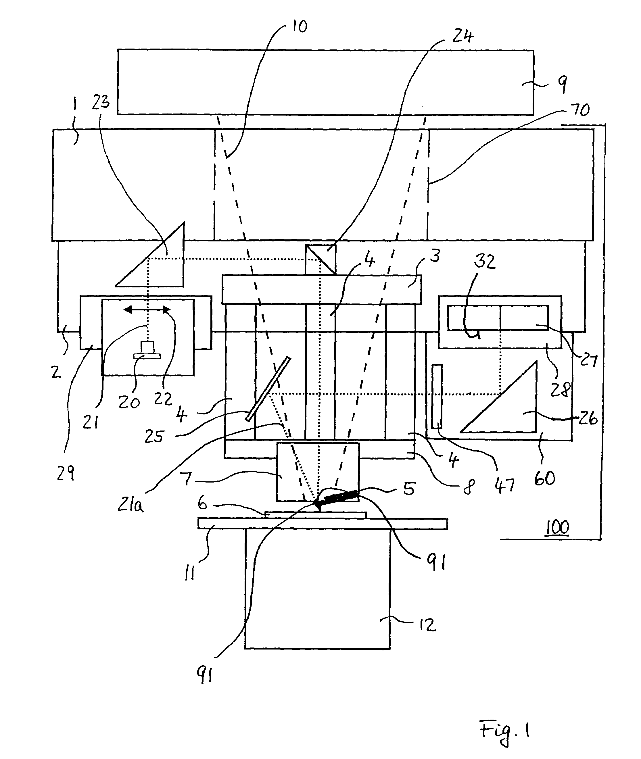 Apparatus and method for a scanning probe microscope