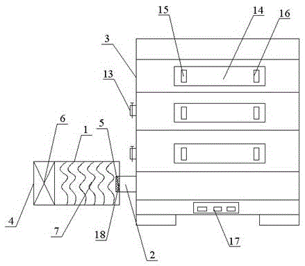 Pork drying machine