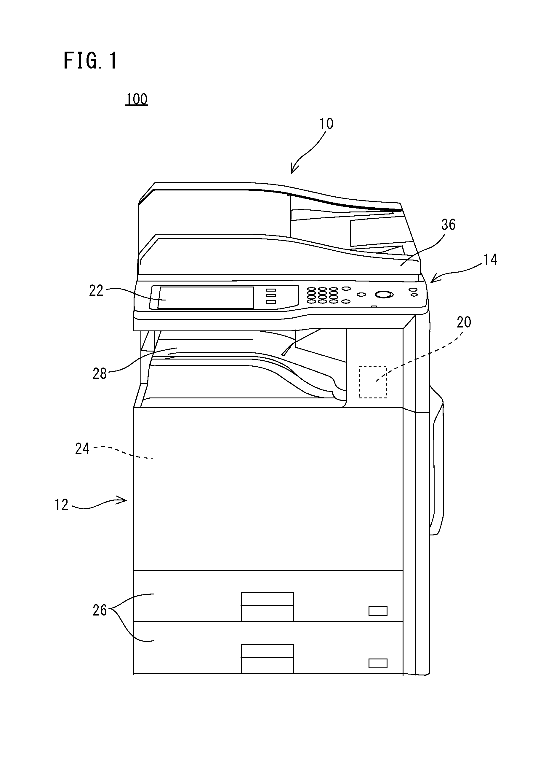 Paper feed apparatus, image reading apparatus comprising paper feed apparatus, and image forming apparatus comprising image reading apparatus