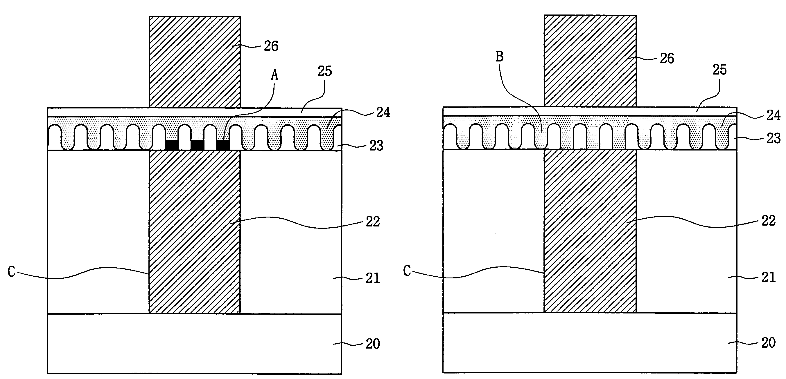 Phase change memory devices having phase change area in porous dielectric layer