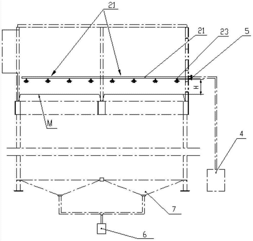 A wet electrostatic precipitator and its spraying system