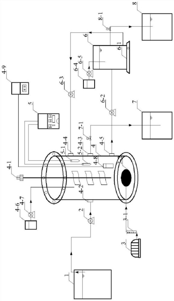 Device and method for realizing autotrophic nitrogen removal and synchronous phosphorus recovery of domestic sewage by using granular sludge with hydroxyapatite as crystal nucleus