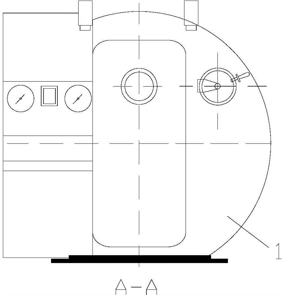 Saturation open cabin operation method and saturation open cabin operation equipment under shielding pneumatic conditions