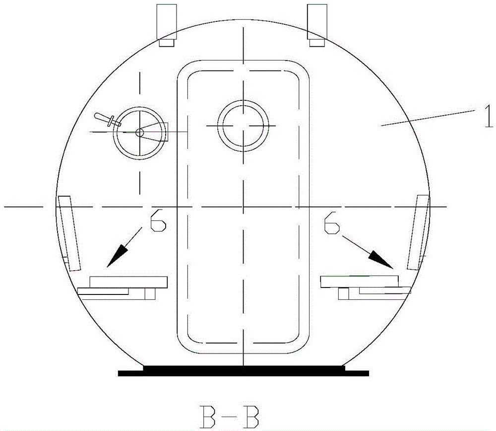 Saturation open cabin operation method and saturation open cabin operation equipment under shielding pneumatic conditions