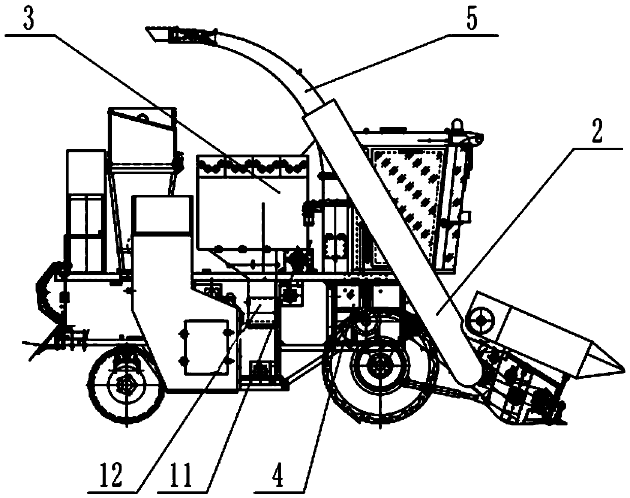 A round baler for corn harvesting green storage and yellow storage